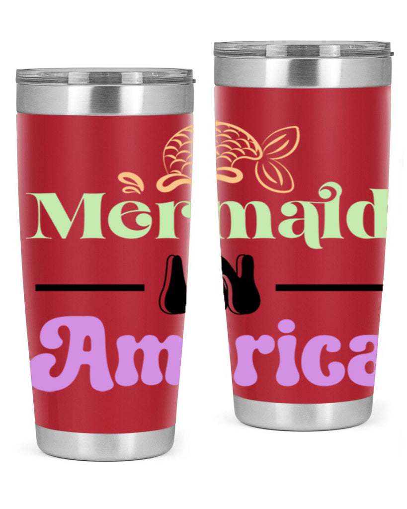 Mermaid In America 420#- mermaid- Tumbler