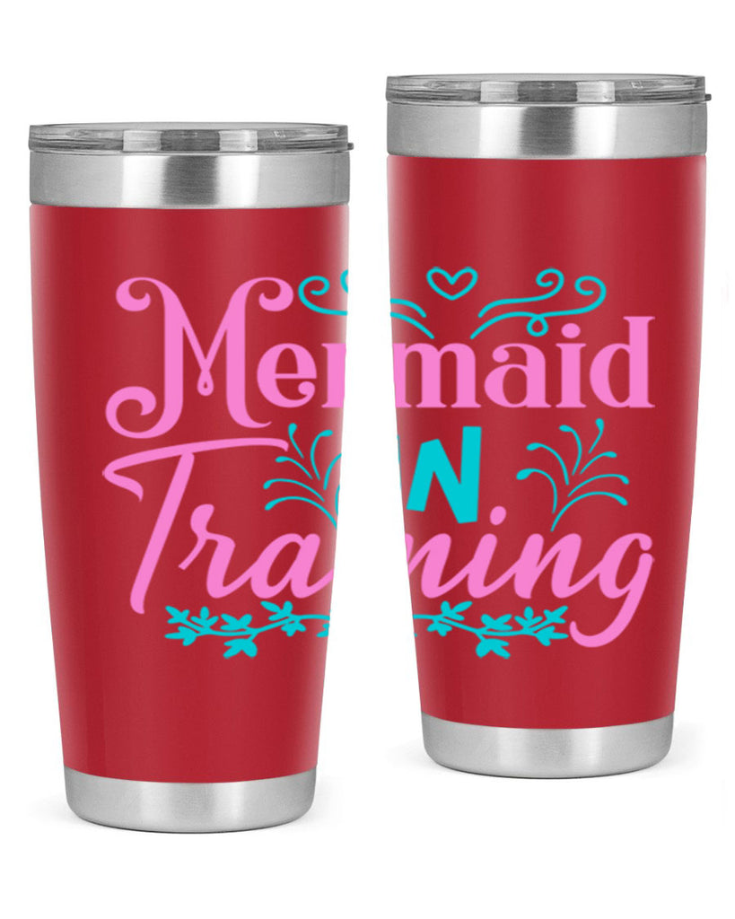 Mermaid In Training 366#- mermaid- Tumbler