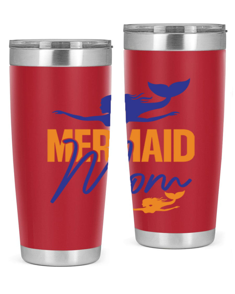 Mermaid Mom 369#- mermaid- Tumbler