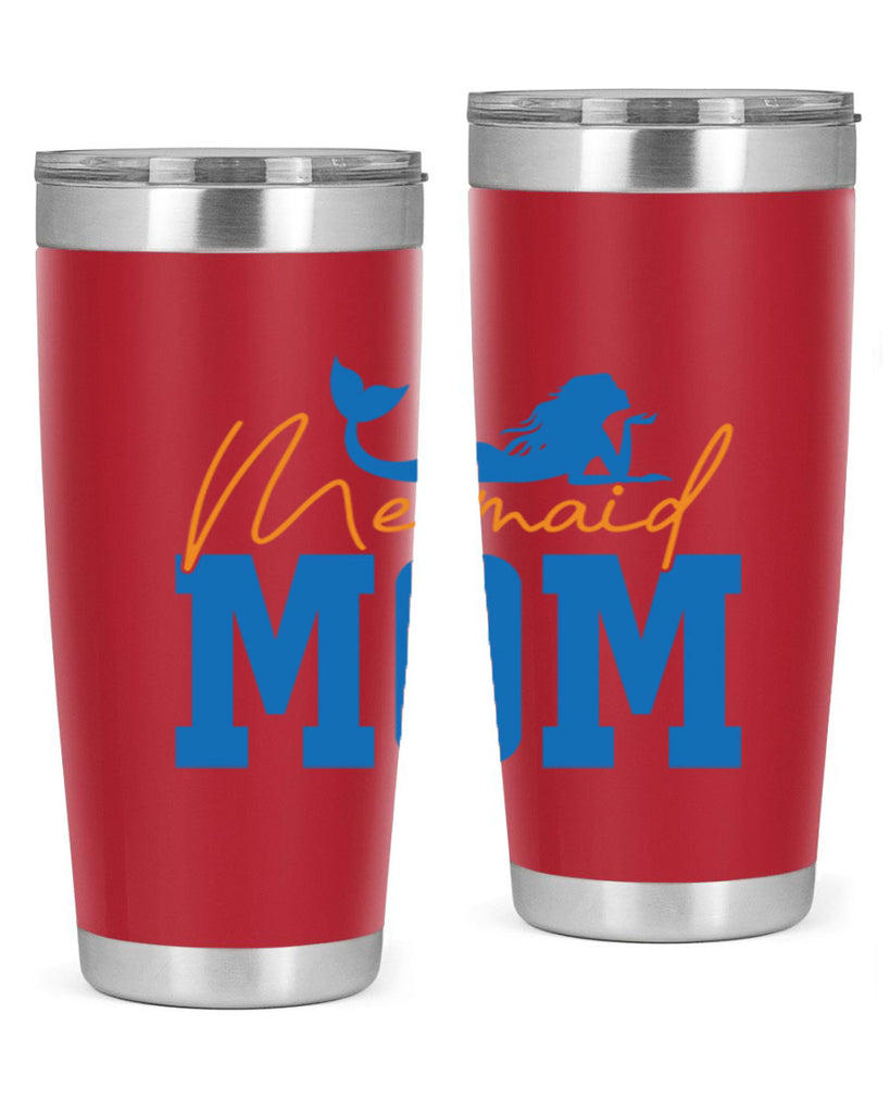 Mermaid Mom 375#- mermaid- Tumbler