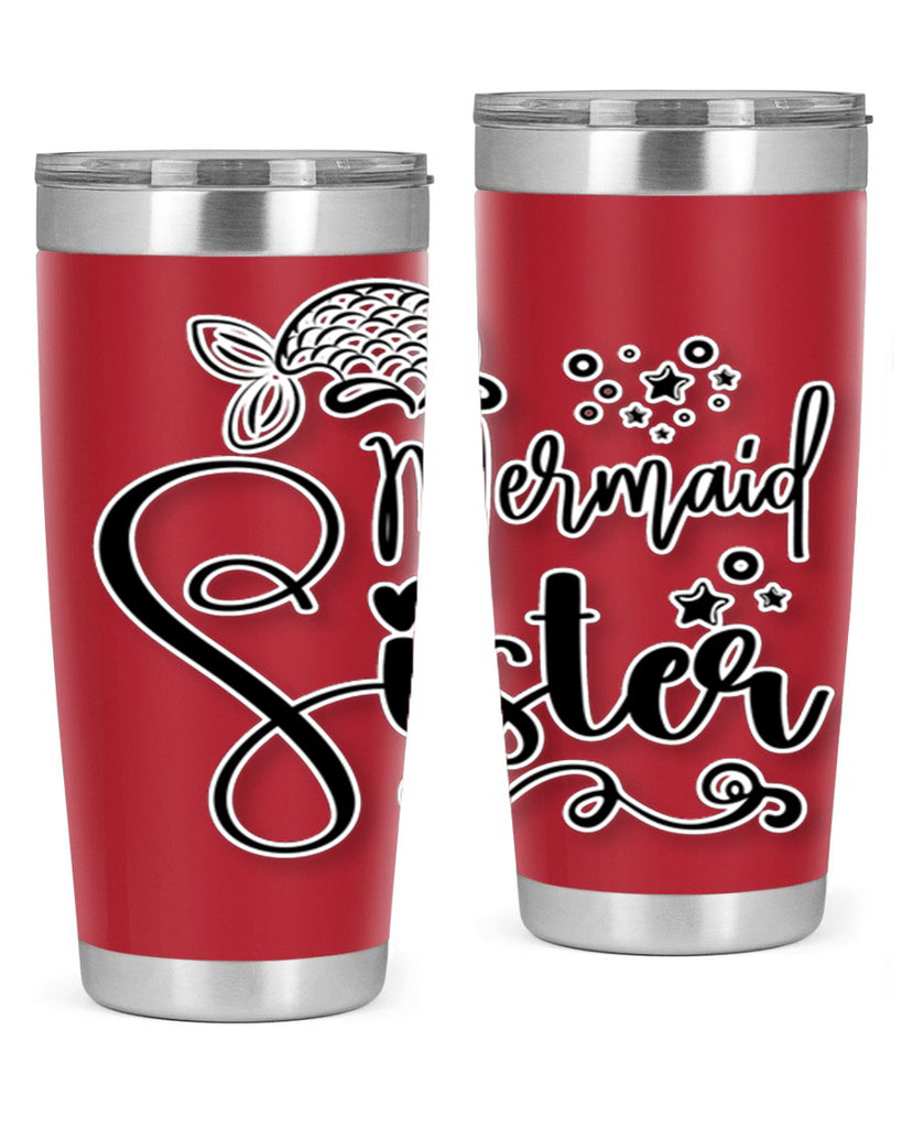 Mermaid Sister 441#- mermaid- Tumbler