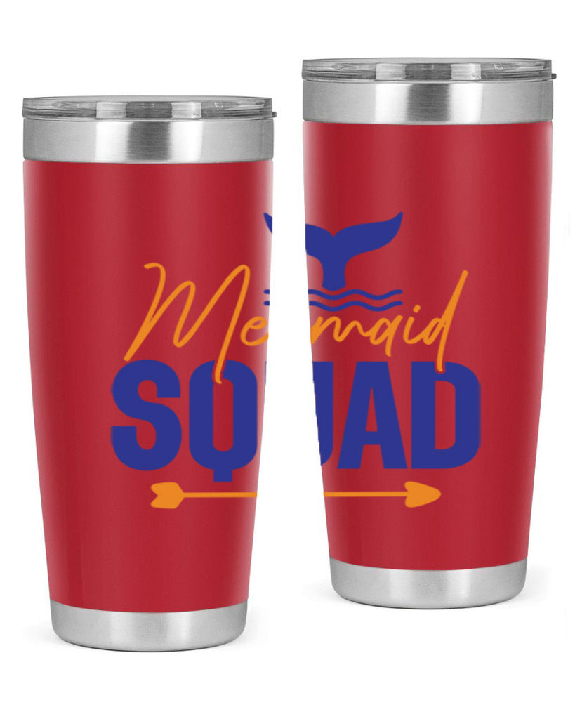 Mermaid Squad 376#- mermaid- Tumbler