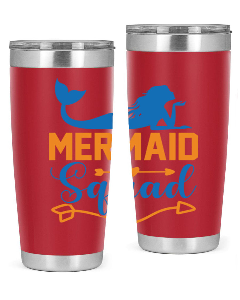 Mermaid Squad 385#- mermaid- Tumbler