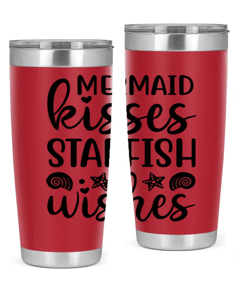 Mermaid kisses starfish wishes 426#- mermaid- Tumbler