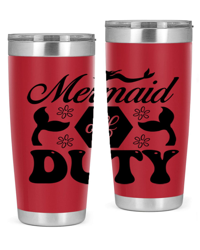 Mermaid off duty 433#- mermaid- Tumbler