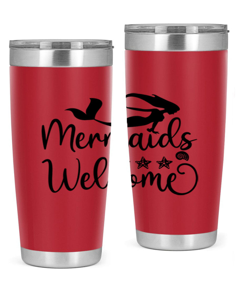 Mermaids welcome design 501#- mermaid- Tumbler