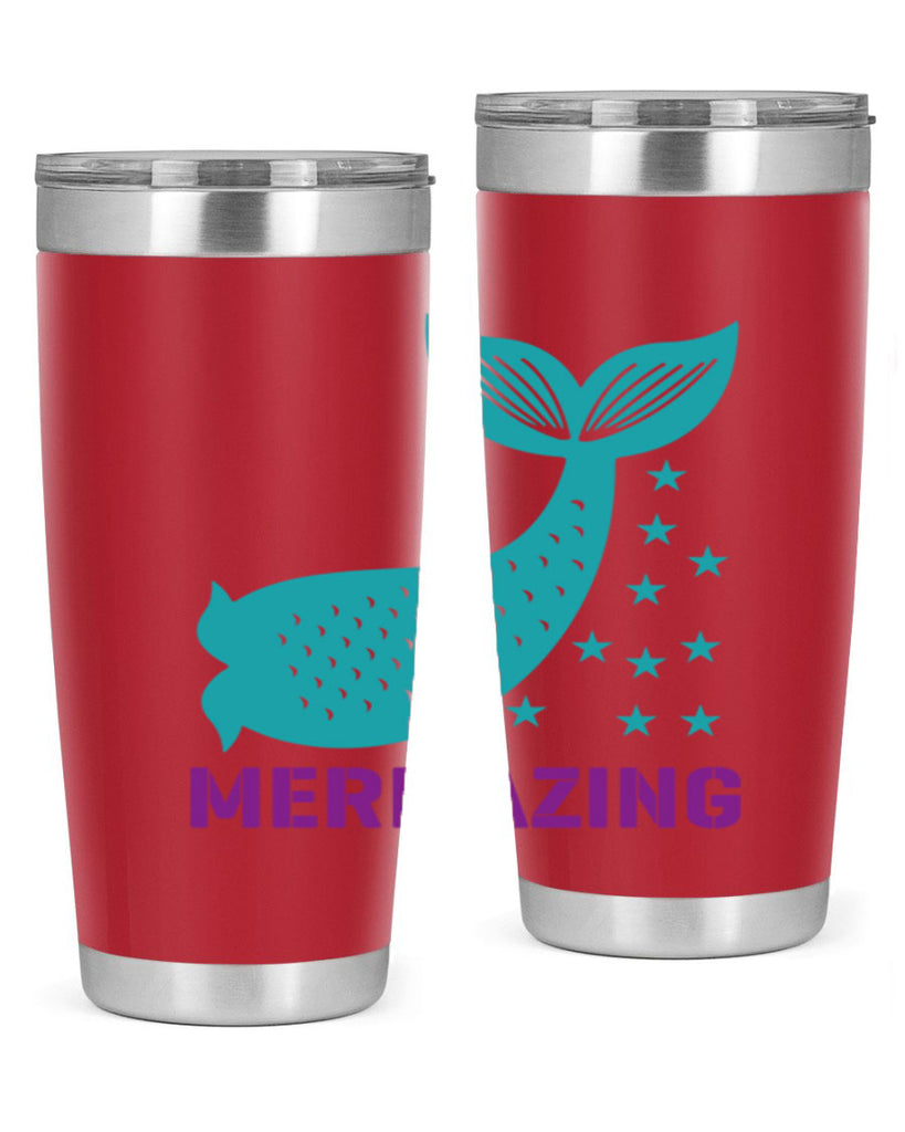 Mermazing 502#- mermaid- Tumbler