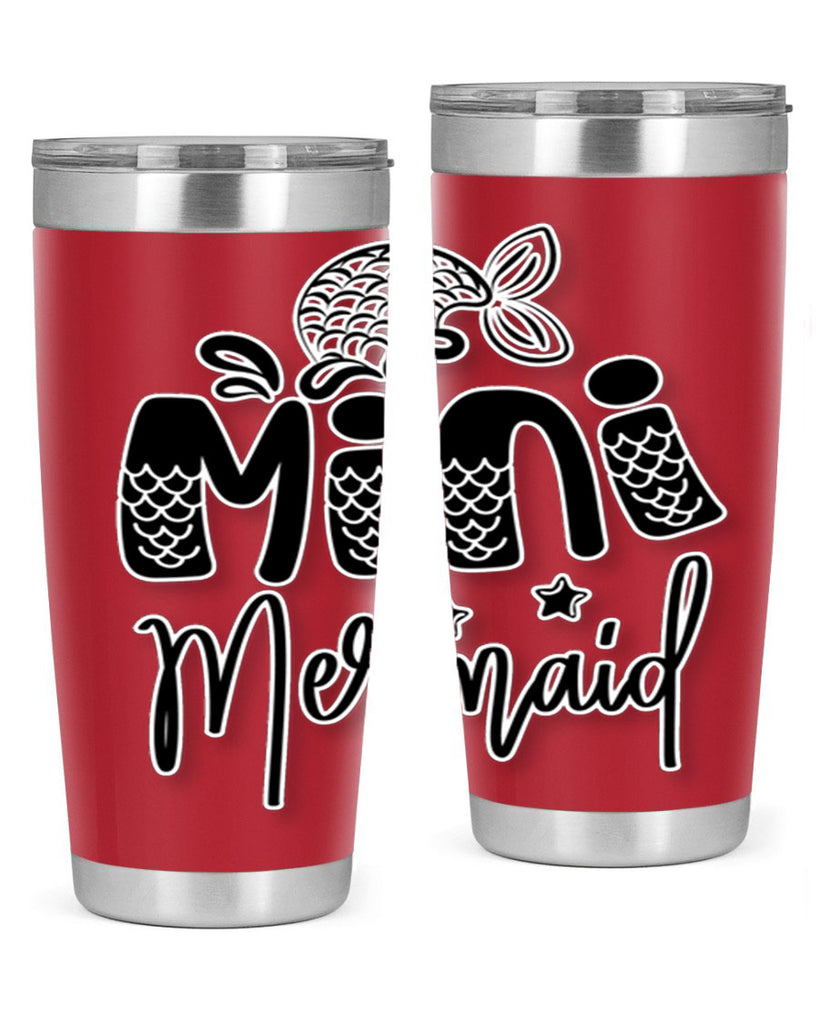 Mini Mermaid 508#- mermaid- Tumbler