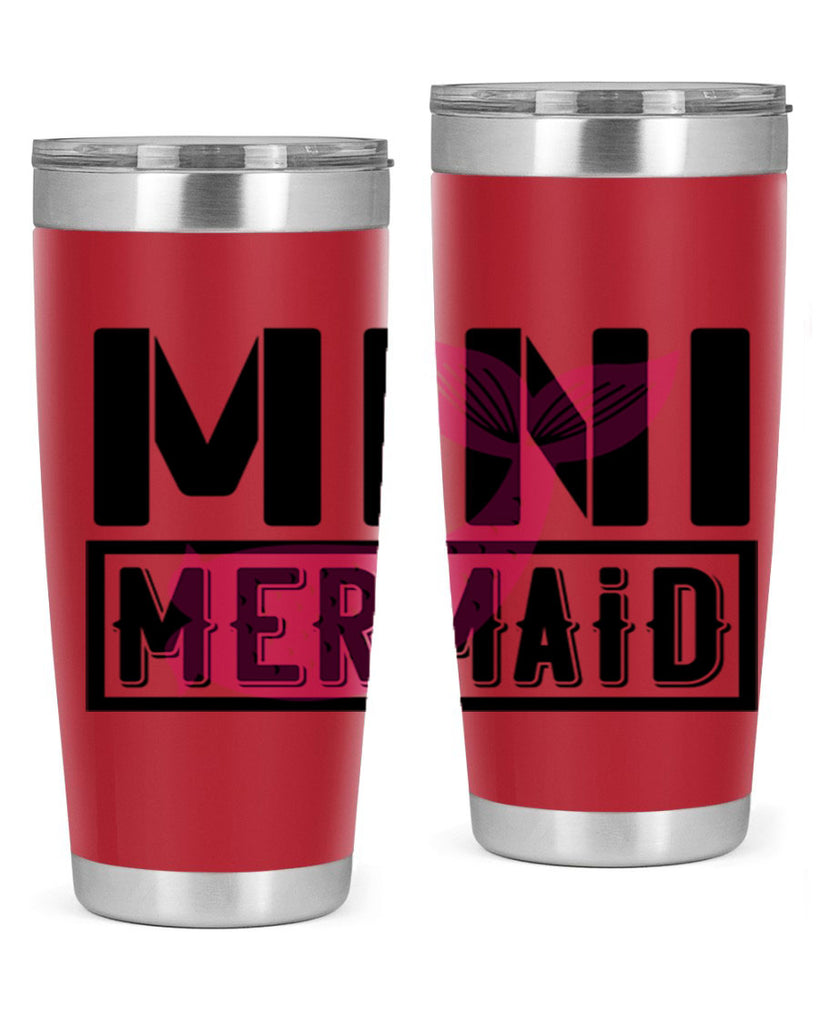 Mini mermaid 504#- mermaid- Tumbler