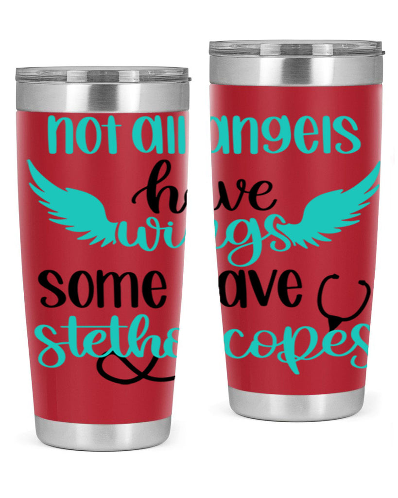 Not All Angels Have Style Style 127#- nurse- tumbler