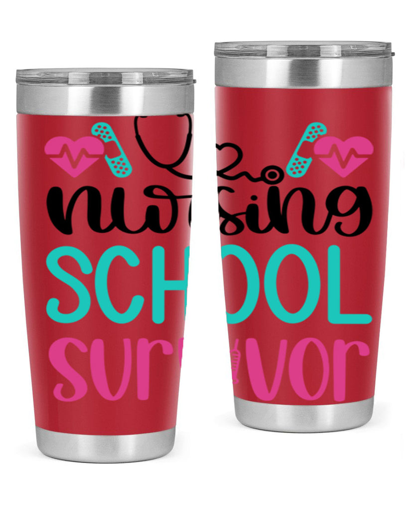 Nursing School Survivor Style Style 63#- nurse- tumbler