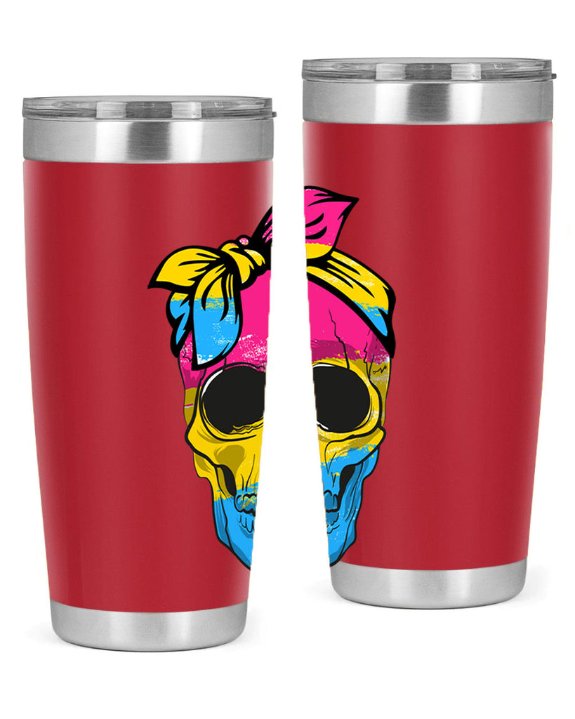 Pansexual Lgbtq Skull Gay Pride Png 30#- lgbt- Tumbler