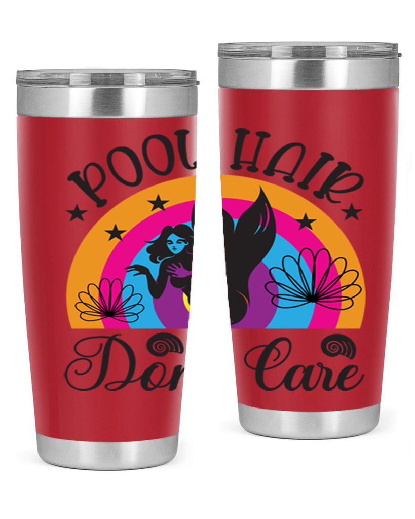 Pool hair dont care 541#- mermaid- Tumbler