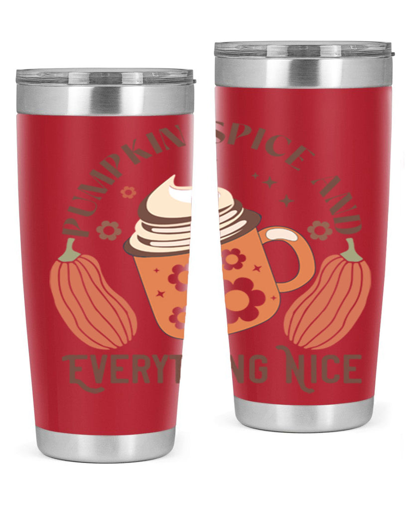 Pumpkin Spice And Everything Nice 539#- fall- Tumbler