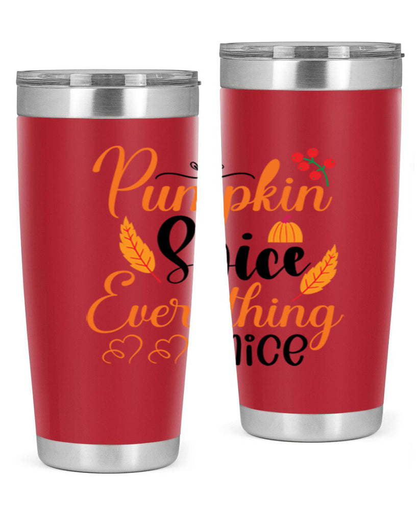Pumpkin Spice Everything Nice 543#- fall- Tumbler