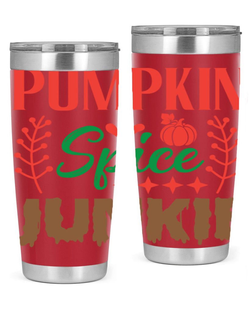 Pumpkin Spice Junkie 547#- fall- Tumbler