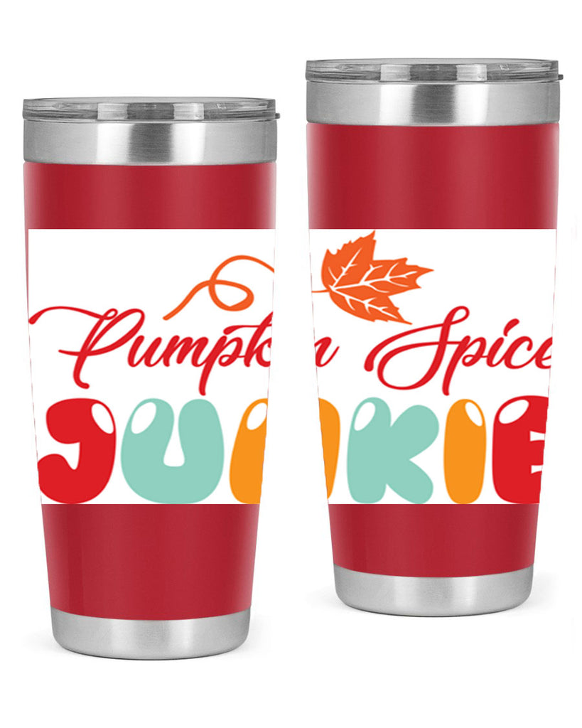 PumpkinSpiceJunkiedesign 569#- fall- Tumbler