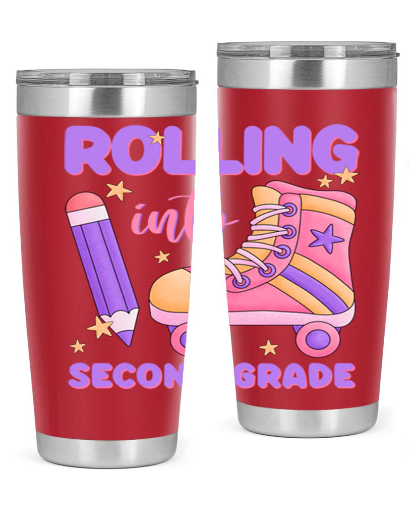 Rolling into 2nd Grade 24#- second grade- Tumbler