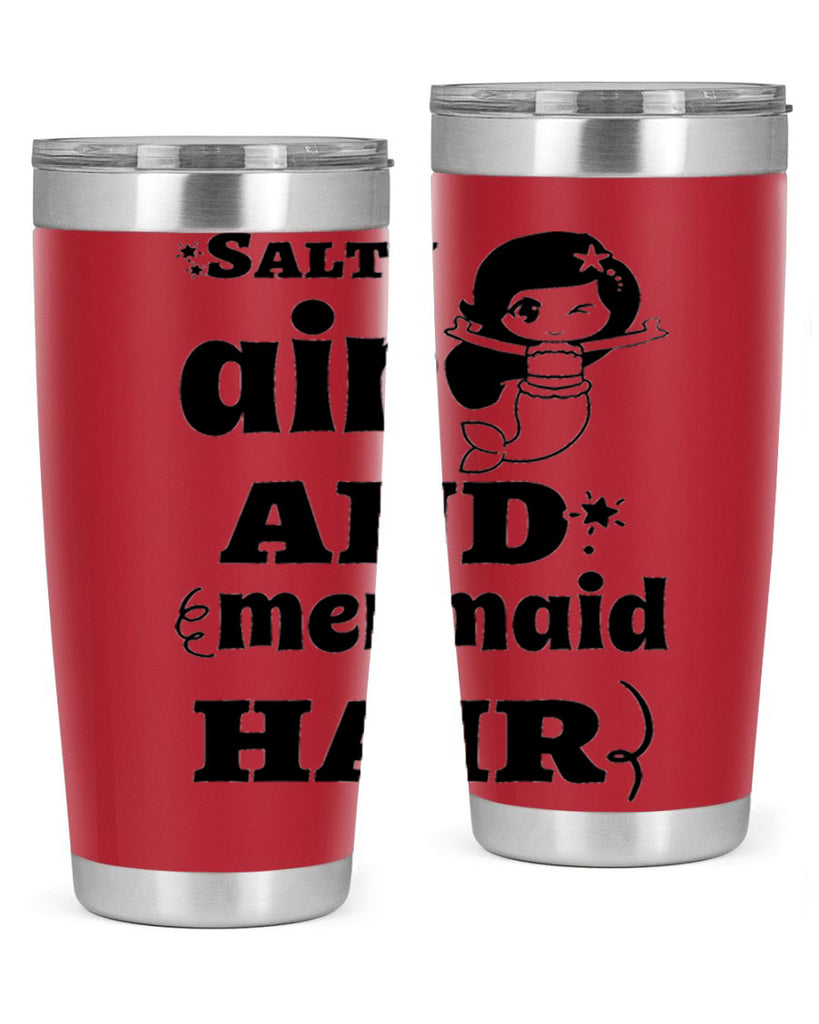 Salty air and mermaid hair 567#- mermaid- Tumbler