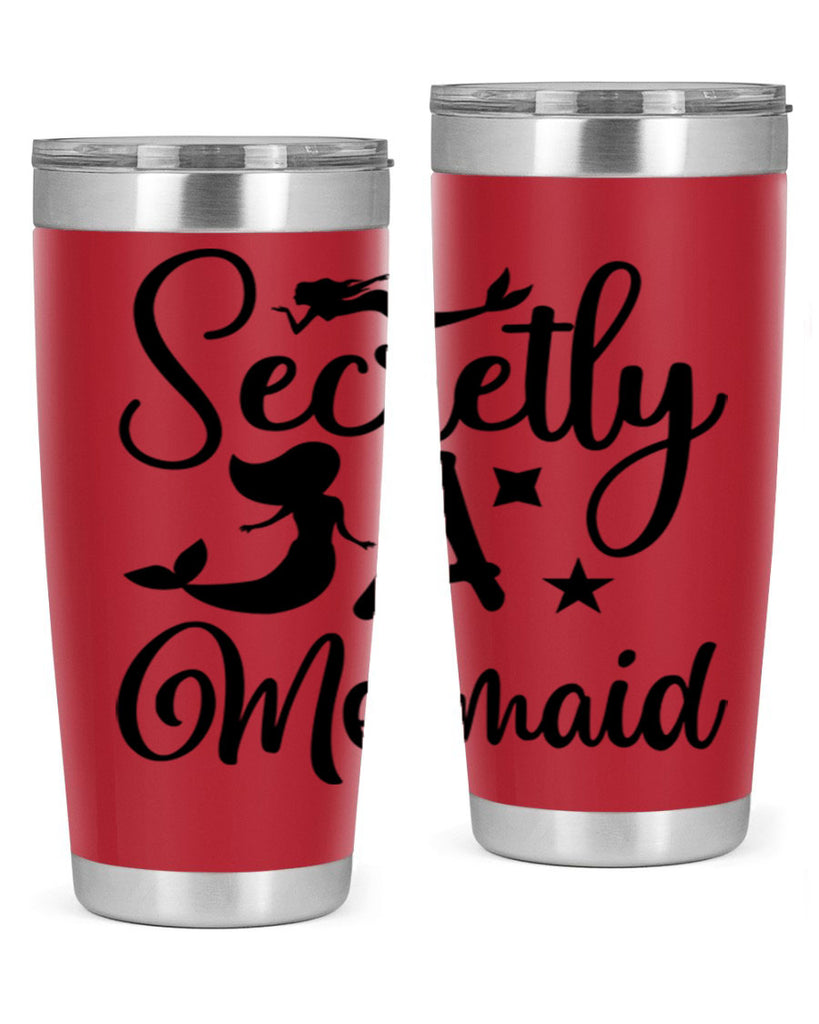 Secretly a mermaid 580#- mermaid- Tumbler