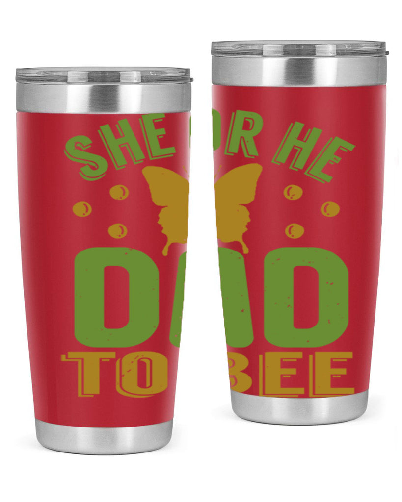 She or He Dad to bee Style 172#- baby- tumbler
