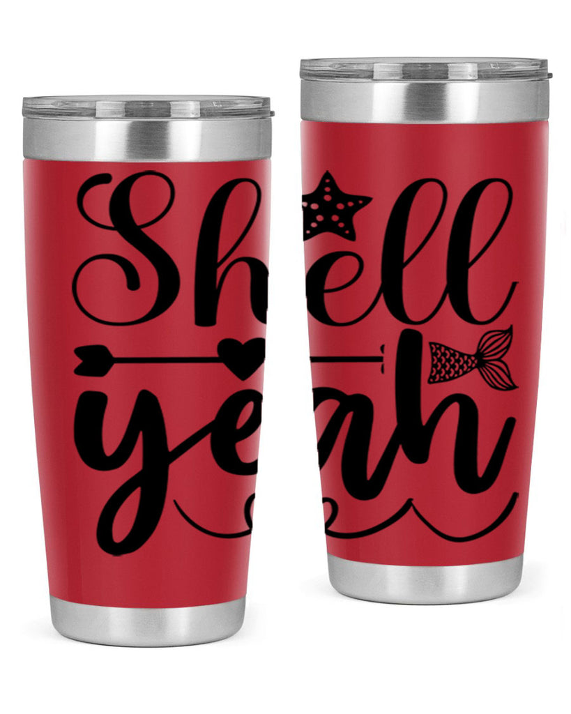 Shell Yeah 593#- mermaid- Tumbler