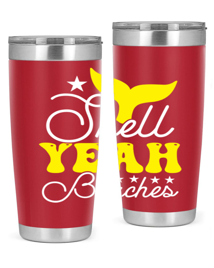 Shell Yeah Beaches 585#- mermaid- Tumbler