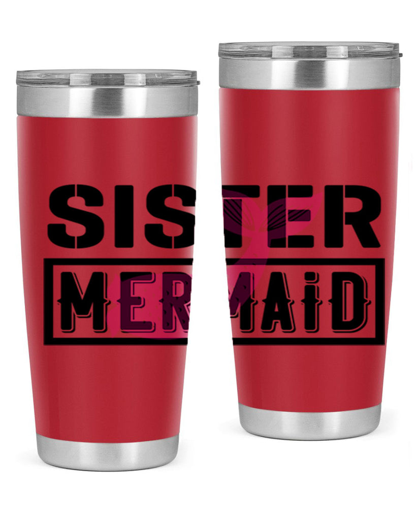 Sister mermaid 600#- mermaid- Tumbler