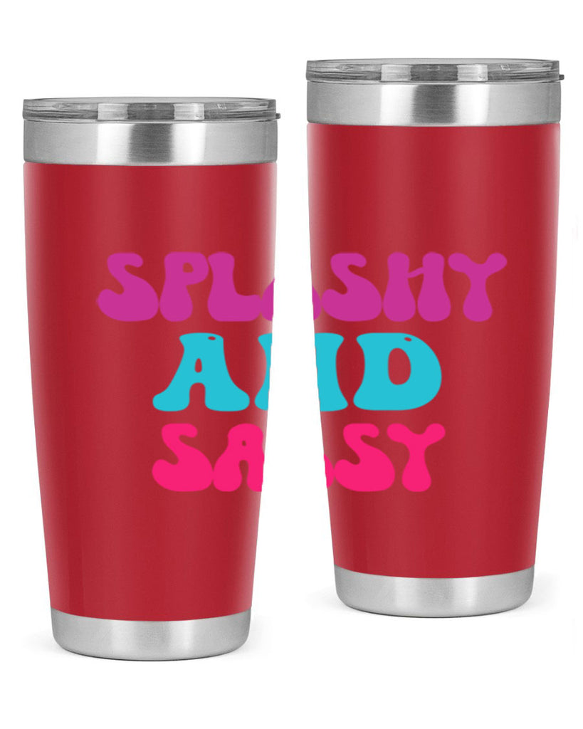 Splashy And Sassy 622#- mermaid- Tumbler