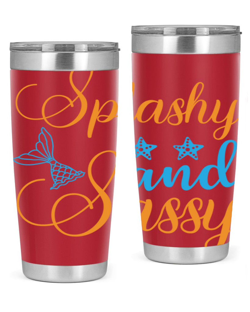 Splashy and Sassy Design 625#- mermaid- Tumbler