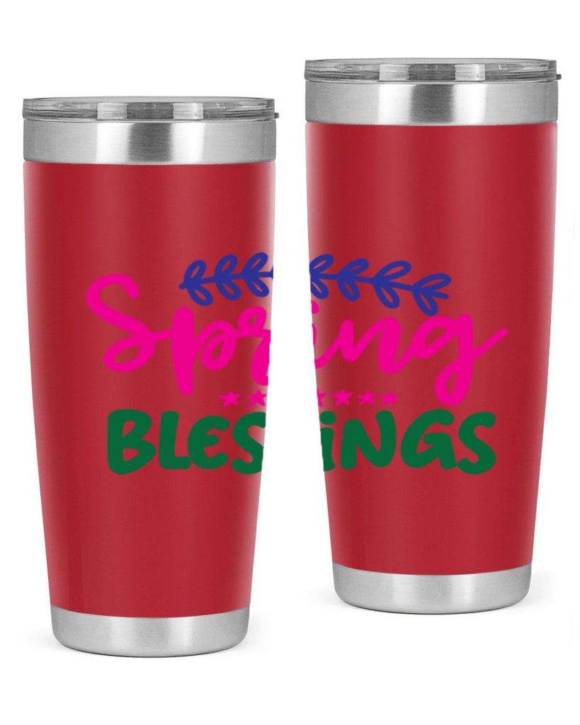 Spring Blessings 419#- spring- Tumbler