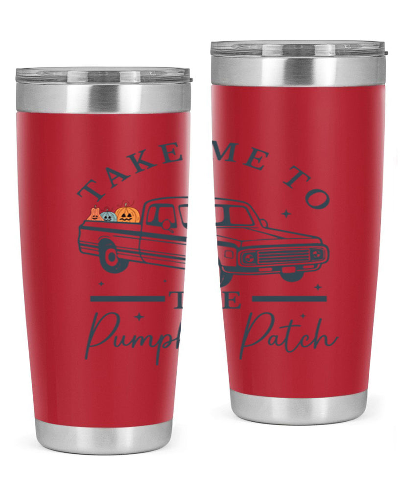Take Me To The Pumpkin Patch 593#- fall- Tumbler