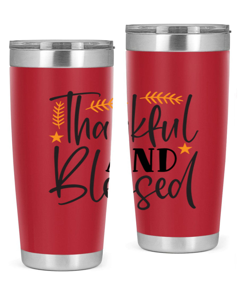 Thankfulandblessed 608#- fall- Tumbler