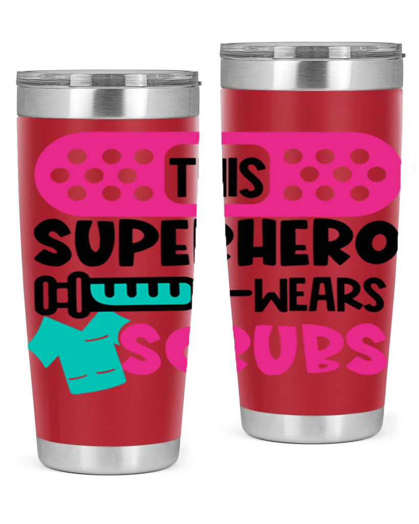 This Superhero Wears Scrubs Style Style 20#- nurse- tumbler