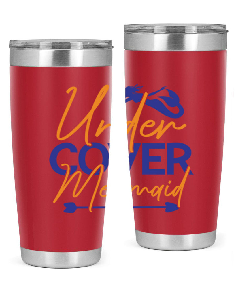 Under Cover Mermaid 636#- mermaid- Tumbler