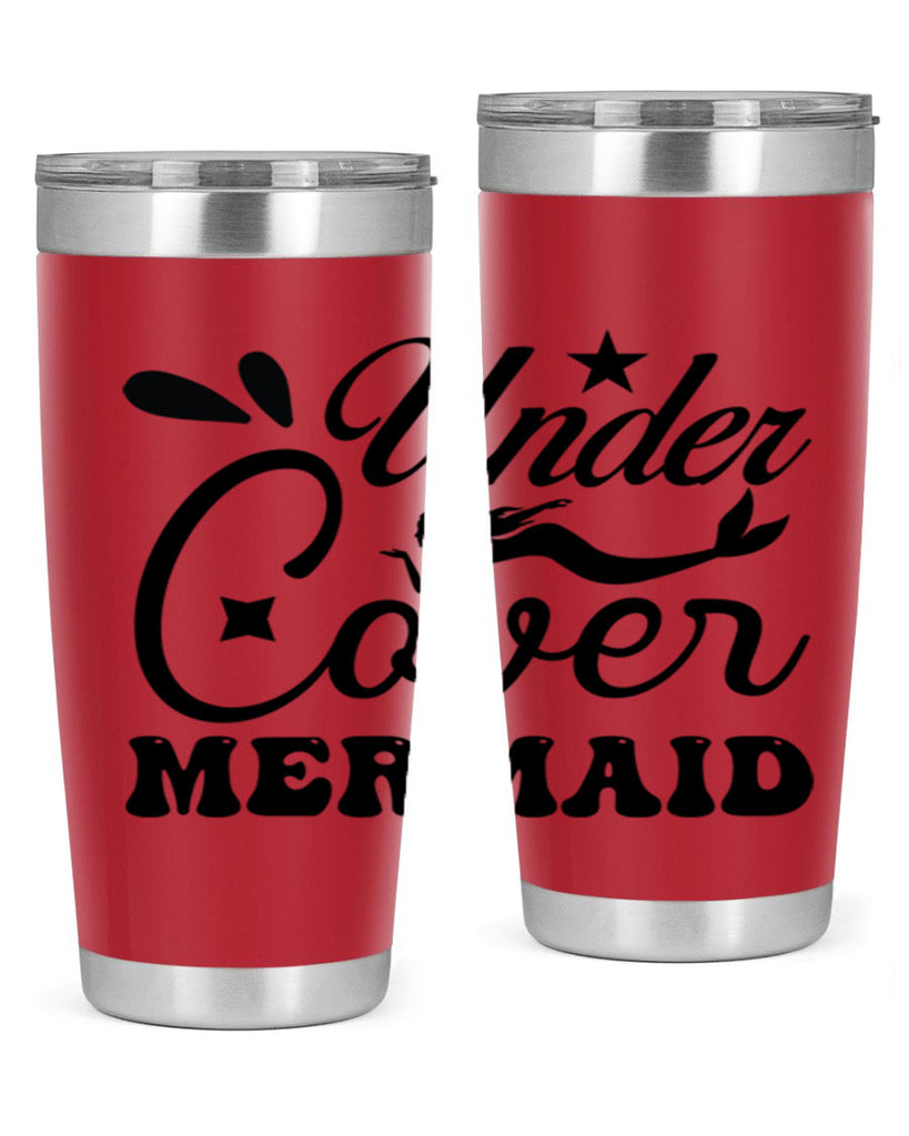 Under cover mermaid 646#- mermaid- Tumbler