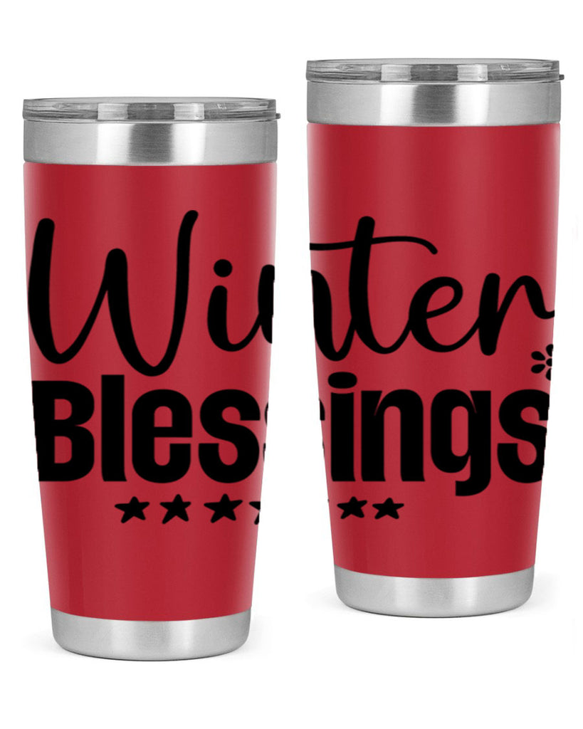 Winter Blessings497#- winter- Tumbler