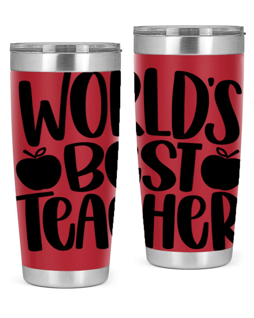 Worlds Best Teacher Style 28#- teacher- tumbler