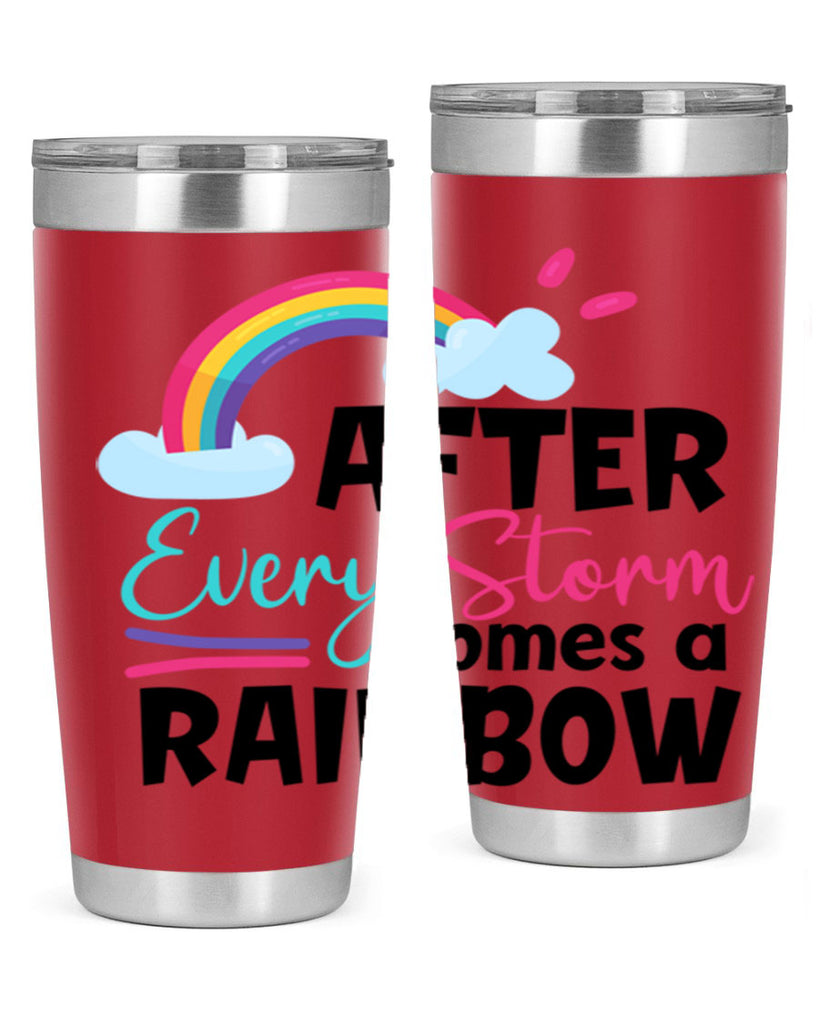 after every storm comes a rainbow Style 291#- baby- tumbler