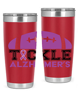 alzheimers awareness style 110#- alzheimers- Tumbler