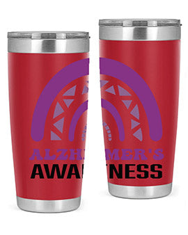 alzheimers awareness style 42#- alzheimers- Tumbler