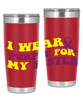 alzheimers awareness style 80#- alzheimers- Tumbler