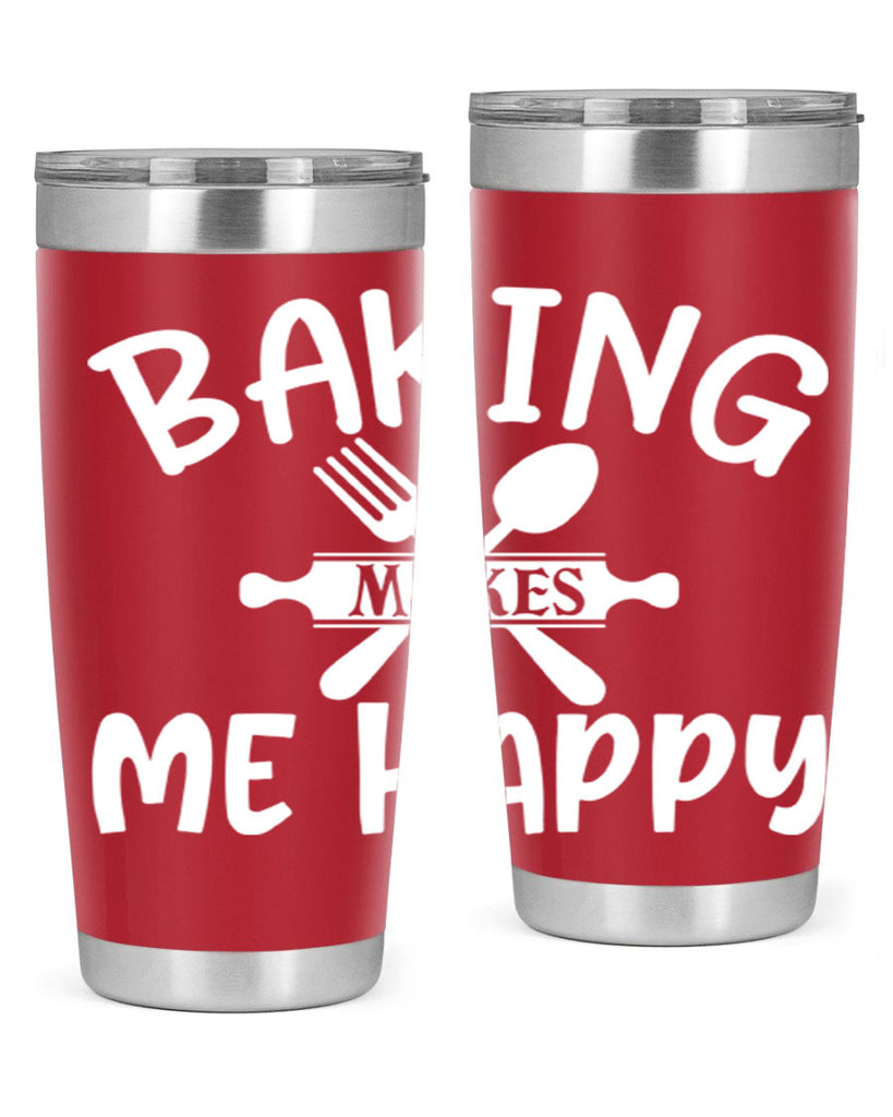 baking makes me happy 54#- kitchen- Tumbler