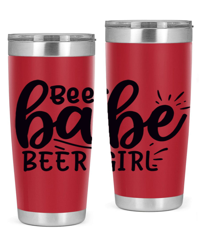 beer babe beer girl 136#- beer- Tumbler