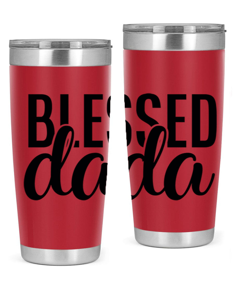 blessed dada 34#- dad- Tumbler