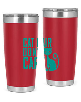 cat hair dont care Style 30#- cat- Tumbler