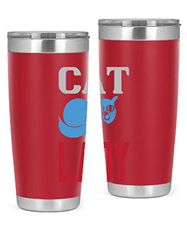 cat lady Style 31#- cat- Tumbler