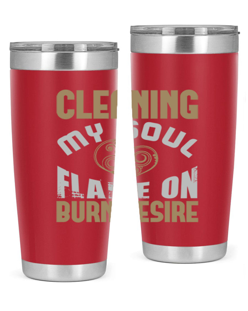 cleaning my sould flame on burn desire Style 43#- cleaner- tumbler