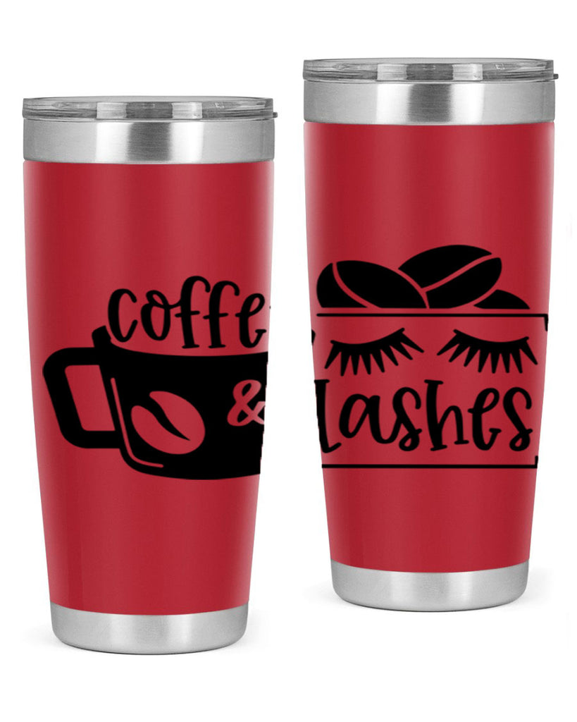 coffee lashes 176#- coffee- Tumbler