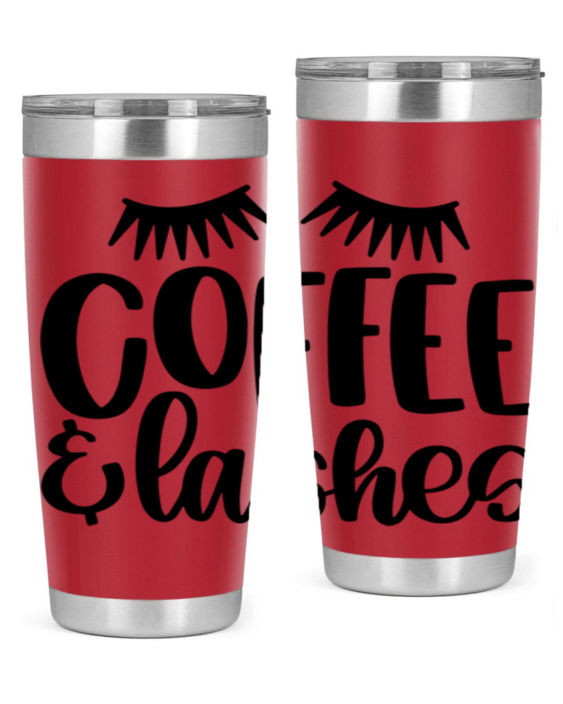 coffee lashes 177#- coffee- Tumbler